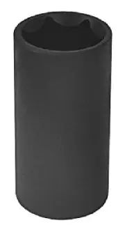 10 Pack 1/2-In. Drive, 7/16-In., 6-Point Deep Socket JK1804011