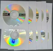 Maxell CD-R - 10 Blank Audio Music Data Recordable 80min 700MB Discs