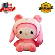 Pink Stitch Panda Ver Plush Doll Medium Size Cushion Kid Toy (20cm)-US Seller