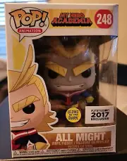 Funko Pop! My Hero Academia All Might #248 GITD Glow in the Dark Funimation 2017