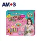 韓國AMOS 6色項鍊手鍊串珠DIY玻璃彩繪組(台灣總代理公司貨)