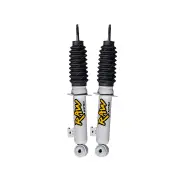 2 x Front 50mm Lift RAW 4x4 Nitro Shocks for Nissan Navara NP300 D23 15-On