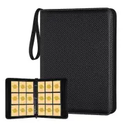 720 Trading Card Binder,9 Pocket Card Binder,Double Sided Pocket PU Collection