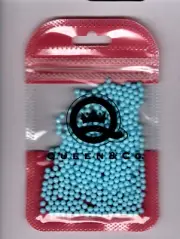 Queen&Co CANDY BLUE PEARL SHAKER TOPPINGS Scrapbooking CARDS CRAFTS