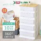 在飛比找遠傳friDay購物優惠-HOPMA 木天板五抽塑膠斗櫃 台灣製造 層櫃 收納櫃 抽屜
