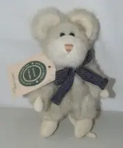 Boyds Bears Retired Archive Collection Romano B Grated the Mouse Plush Tag 6"