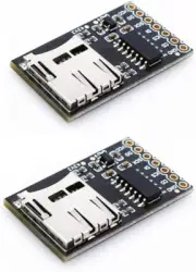 2Pcs Level Shifting Microsd Breakout Board with SPI Interface Onboard Level