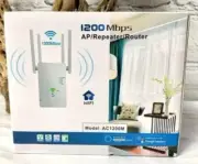 Wi-Fi Range Extender 1200Mbps Wi-Fi Signal Booster, Wi-Fi Extender...black