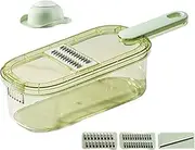Veggie Slicer - Onion Slicer - Kitchen Tool with Container Vegetable Cutter for Food Prep Cooking Salad Restaurant Camping Carrot Potato
