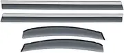 STIDPFZX Window Visor Compatible for Toyota Alphard 2015-2020 Car Rain Shield Awning Trim Cover Side Window Deflector Door Rain Shield Accessories
