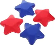 UPKOCH Stress Ball Toy Set 4 Star Shape Hand Exercise Balls Toys for Hand and Fingers Boys and Girls Decompression Grip Strengtheners