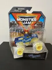 Monster Jam Truck BLUE THUNDER Series 36 GHOST CREW CHASE 2024 1:64 VHTF