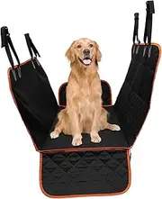 Happyyami Dog Seat Cover for Back Seat Pet Car Mat Durable Dog Hammock with Non Slip Bottom Easy to Use for Pets
