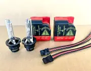 2x New OEM Volkswagen Golf GTI Jetta Xenon HID Igniter Ignitor + D2S Bulbs Wires (for: Volkswagen)
