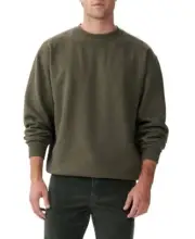 RM Williams Mini Longhorn Sweatshirt, Jumper Olive, RRP $139, Size XL