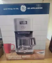 GE Drip Coffee Maker w/ Timer 12-Cup Glass Carafe Coffee Pot w/ Warming Plate