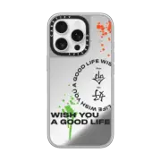 iPhone 16 Pro Mirror Case MagSafe Compatible Hao Ming Logo Mirror Case