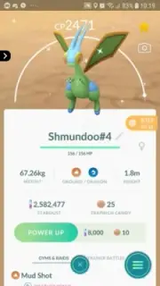 Shiny Flygon ( Trapinch Evolution ) Pokemon Trade Go