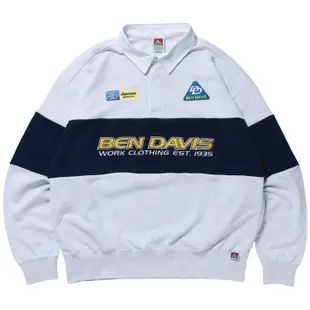 BEN DAVIS 24380018-06 RUGGERS SWEATSHIRT 橄欖球衫 (麻灰色) 化學原宿