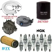 Tune Up Kit Filters Cap Wire Spark Plugs For CHEVROLET C10 V8 5.7L; 4 bbl. 1986