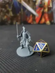 Samurai/ mz4250/ 28mm Scale Miniature/ Pathfinder/ D&D/ RPG / Tabletop/ Fantasy