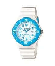 Casio Youth White & Blue Vintage Analog Watch LRW200H-2B