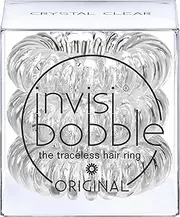 Invisibobble Original Hair Bobbles Crystal Clear Pack of 3