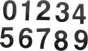 Gatuida 10pcs Self Adhesive Address Number Stickers for Mailbox Easy to Apply Reflective House Numbers for Smooth Surfaces