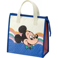 在飛比找PChome24h購物優惠-迪士尼 米奇 方形不織布保冷便當袋 (米藍大頭款)
