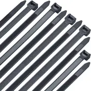 Zip Ties 16 inch Black wire ties 100 per pack Electrical Cable Ties with 60 l...