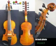 Baroque style SONG Brand master 6×6 strings 14" Viola d'Amore ,huge tone #11623