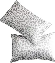 Silky Satin Pillowcase, Vintage Floral Pillow Covers 2 Pack Pillowcases for Hair and Skin Luxury Bed Pillow Cover Cooling Satin Pillow Shams Set Pillowcases Queen Size