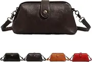 Langrents Retro Handbag, New Premium Waterproof Leather Doctor Bag, Handmade Crossbody Travel Shoulder Bag for Women