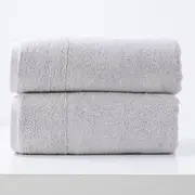 Renee Taylor Aireys 650 GSM Zero Twist 2 Pack Bath Sheet Vapour