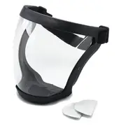 Transparent Full Face Safety Shield with Anti-Fog Protection