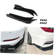2pcs Rear Bumper Universal Car Diffuser Lip Diffuser Valence Splitter Canard