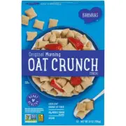 Three Sisters Barbara's Morning Oat Crunch Original Cereal, Heart Healthy, Non-