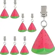 Relaxdays Tablecloth Weights Melon, Set of 8, Polyresin, Tablecloth Weights Outdoor and Indoor, Table Weights, Pink