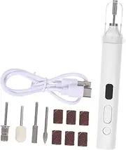iplusmile Manicure Machine Manicure Remove Drill Bits Nail Drill Bit Electric Nail Grinder Remove Nails Drill Nails Home Drill Bits Electric Nail Drills Dead Skin Nail Bits White Plastic