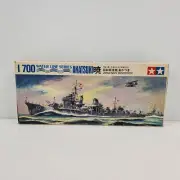 Vintage Tamiya Water Line Series #39 Akatsuki Japan Navy Destroyer Ship 1/700