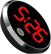 Dashboard Car Clock - led Vent Watch, auto Dashboard Timer, car Electronic Clock | Decorative Round Digital Clock with Touch Feature, Waterproof led Timepiece Electronic Design Truck Interior