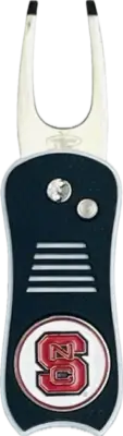 N.C. State Wolfpack Switchblade Golf Divot Tool Black/White