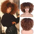 Mixed Brown Cosplay Head Accessories Afro Kinky Blonde African Wig Curly Wigs