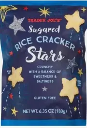 LIMITED Trader Joe's SUGARED RICE CRACKER STARS*** GLUTEN-FREE
