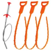 Forliver Snake Drain Hair Drain Clog Remover Cleaning Tool Pipe Snake Shower ...