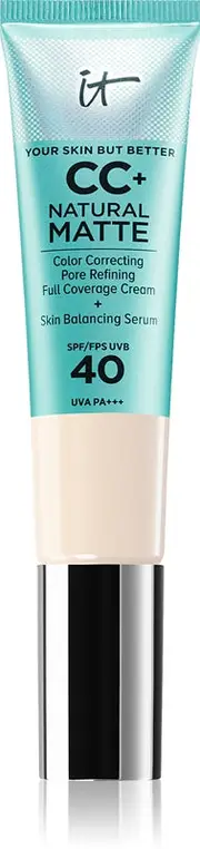 It Cosmetics Cc Matte Cream Makeup Foundation naturale Spf40 Fair Ivory 32ml