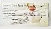 NEW~Bed Bath & Beyond~Stainless Steel Food Mill~2 Quart Capacity & 3 Blades