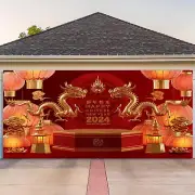 Chinese New Year Garage Door Decoration Chinese New Year Garage Door Banner