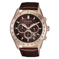 在飛比找momo購物網優惠-【CITIZEN 星辰】Chronograph藍寶石玻璃經典