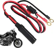 SAE Connector | Battery Quick Connect Car Charger Cord,SAE to O Ring Terminal Quick Disconnect Assembly Extension Cable, 2-Pin Quick Disconnect Plug for Car Motorcycle